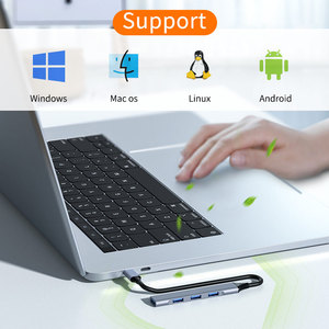 <span class=keywords><strong>FIDECO</strong></span>-concentrador de red 4 en 1, 4 puertos Usb 3,0, 4k, hd, Delgado, divisor usb, 5gbps, 4 puertos, estación de acoplamiento - Product Image 5