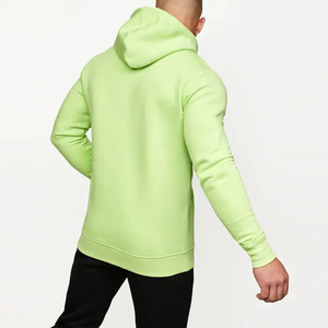 Sweat-shirts à capuche pour hommes avec logo personnalisé en gros, fabriqués en coton doux, en molleton français, avec poche avant brodée - Product Image 4
