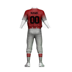 Custom Team Baseball Uniform With Breathable Jersey And Reinforced Double <b>Knit</b> Pants Game Ready Baseball Uniform - Product Image 4