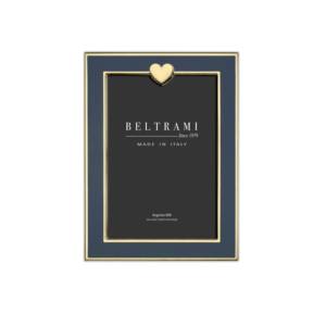 Cadre photo rectangulaire Beltrami Premium écologique plaqué argent, structure en bois, impression numérique 4 couleurs, fabriqué en Italie, métal - Product Image 1