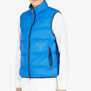 Custom Men's <b>Lightweight</b> Quilted Polyester Windbreaker Jacket Breathable Winter Outer Wear Stand Collar Zipper Anti-Wrinkle - Product Image 2