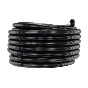Tubo corrugado de PVC de COLOR negro, estándar de BS EN 61386, usado EN proyectos eléctricos, alta calidad - Product Image 1