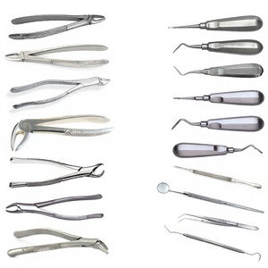 DADDY D PRO Dental Extraction Instruments <b>Set</b> of 17 <b>Pc</b> Stainless Steel Dental Instruments Extraction Dental Instruments ISO13485 - Product Image 1