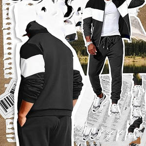 ชุดวอร์มซิปสวมใส่สบาย คุณภาพสูง ทันสมัย เหมาะสำหรับวิ่ง ออกกำลังกาย และใส่ในชีวิตประจำวัน ชุดวอร์มผู้ชาย โพสต์โดย Dress Sports - Product Image 5