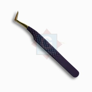 Pinzas de pestañas de acero inoxidable Premium de alta calidad Instrumentos de belleza para pinzas de extensión - Product Image 3