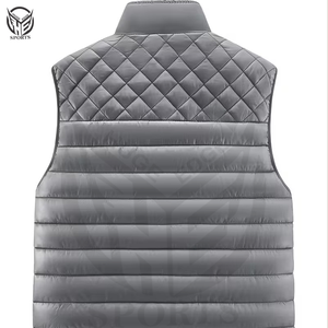 Chaleco Acolchado de Invierno para Hombre, con Cierre, 100% Poliéster, Ecológico, Cortavientos, de Secado Rápido - Product Image 2