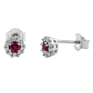 925 argent Sterling élégant fleur motif boucles d'oreilles bleu topaze classique bijoux fins femmes mariage anniversaire cadeau - Product Image 5