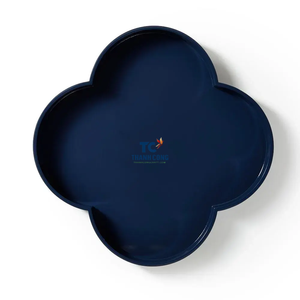 Bandejas de laca MDF al mejor precio Bandejas de servicio de laca MDF hechas a mano Bandeja decorativa de madera al por mayor de Vietnam - Product Image 2