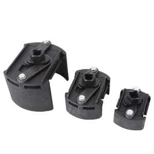 Autotop phổ hình chữ U 1/2 "Ổ đĩa thép carbon hai chiều ratcheting điều chỉnh nhiệm vụ nặng nề lọc dầu cờ lê đen 12 tháng - Product Image 2