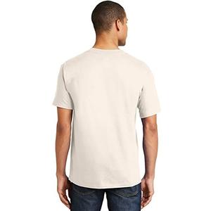 T-shirt à manches courtes 100% coton pour homme, vêtement de haute qualité et pas cher, de couleur unie, coupe ajustée, col rond, imprimé, personnalisé, du Bangladesh - Product Image 6