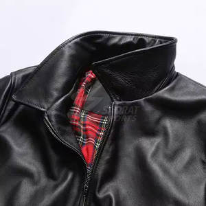 Chaqueta de bombardero de cuero transpirable con estilo ligero Chaqueta de invierno para hombre más vendida de calidad premium hecha en Pakistán - Product Image 4