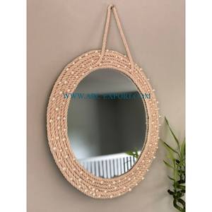 Arte creativo hecho a mano Latón chapado en oro espejo de pared elegante superventas maravilloso diseñador de lujo hogar decorativo espejo de pared - Product Image 6