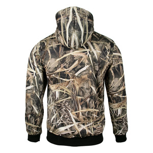 Fleece Zippered Hoodie High Quality Digital Printing Camouflage Made In Turkey Wholesale - Product Image 3