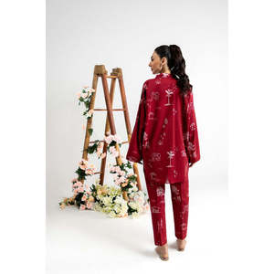 Conjunto de Top y Pantalón Estampado de Algodón y Viscosa IPST-44202 para Primavera/Verano - Product Image 5