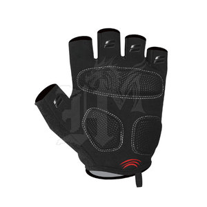 Custom Made Heavy Duty Winter Cycling <b>Gloves</b> Windproof Non-Slip Half Finger Unisex for Wholesale - Product Image 4