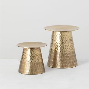 Juego de 2 portavelas de madera con cuerpo de madera y tapa de metal Portavelas de madera con tapa de metal con gran calidad - Product Image 5