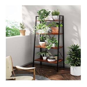 Support de jardinière en métal noir élégant pour support de jardinière en métal de bureau de jardin décoratif contemporain à bas prix - Product Image 2