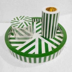 Decorative bone inlay bakhoor tray <b>set</b> suitable for <b>gifting</b> during festive occasions with artistic craftsmanship - Product Image 4