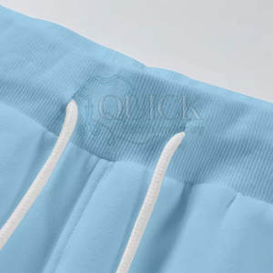 Conjunto de Shorts de Verano con Capucha, Casuales, Sólidos, hasta la Rodilla, con Cierre de Cordón, Diseño Personalizado, Transpirables y Ligeros, de Fábrica - Product Image 5