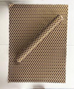 กระดาษเศษผ้าฝ้ายพิมพ์ลายบล็อกทำด้วยมือกระดาษตกแต่งที่เป็นมิตรกับสิ่งแวดล้อมสำหรับเครื่องเขียนงานฝีมือและห่อของขวัญ - Product Image 1