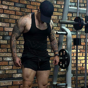 Pantalones cortos de gimnasio clásicos para hombre de bajo precio, pantalones cortos de secado rápido con múltiples bolsillos, ropa de gimnasio al aire libre para hombre, pantalones cortos de poliéster para entrenamiento - Product Image 5