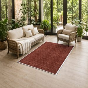 <b>RUGS</b> DEPOT LXDP-0892 Wholesale Red Burgundy Contemporary Abstract Digital Printed Machine Washable Chenille Area <b>Rug</b> <b>Non</b> <b>Slip</b> - Product Image 6