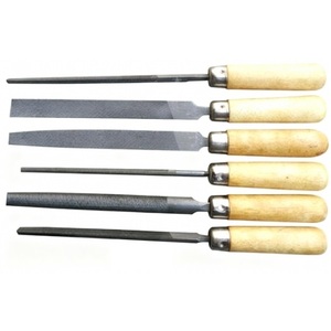 Juego de 6 limas con mango de madera, herramientas para joyería - Product Image 1