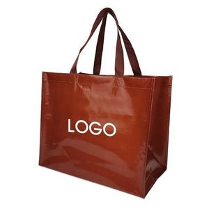 PE Woven <b>Fabric</b> <b>Bag</b>-Fashion Style Customizable Size & Handle for Packaging Shops Supermarkets - Product Image 4