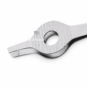 Pinzas Profesionales de Acero Inoxidable para Cejas con Punta Inclinada, Precisión, Ecológicas, Duraderas, Herramienta de Belleza para Depilación - Product Image 5