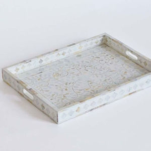 Plateau de service en nacre pour cuisine, vaisselle, snacks, plateau décoratif pour thé et café, meilleure vente - Product Image 2