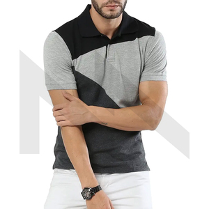 Venta caliente de los hombres Polos al por mayor en blanco Camiseta de algodón orgánico para los hombres de alta calidad de manga corta personalizada Polo T Shirt - Product Image 1