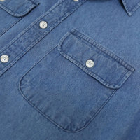 Camisa Vaquera para Hombre, 100% Algodón, Mezclilla de la Mejor Calidad, Cómoda, Moderna, a Precio Económico, Camisas para Hombre, Ropa para Exteriores