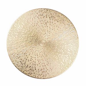 Elegante Juego de Posavasos Redondos de Metal Bronce para Decoración Minimalista del Hogar y Protección Estilosa de la Mesa - Product Image 2