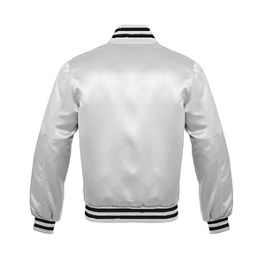 For for Unisex Bomber Jacket Stand Collar Front Logo Embroidered Canvas <b>Fabric</b> Heart Pattern Stylish Campus Look - Product Image 6