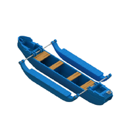 <strong>BEST</strong> QUALITY Multipurpose Jukung <strong>Boat</strong> Made From Material Premium Polyethylene (PE) Suitable for Seaweed Cultivation
