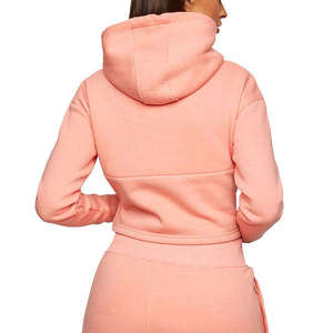 Custom Logo <b>Winter</b> Women Crop <b>Top</b> Hoodie Oversized Pullover Cropped Front Logo Eco-Friendly Breathable - Product Image 4