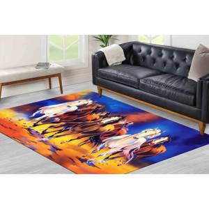 Alfombra con Estampado de Caballos Corriendo, Alfombra para Exteriores, Bodas, Decoración Rústica, Alfombra de Terciopelo - Product Image 2