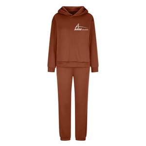 Trajes de Jogging para mujer, ropa informal de Color marrón, chándales cómodos con logotipo personalizado y diseño, novedad - Product Image 5