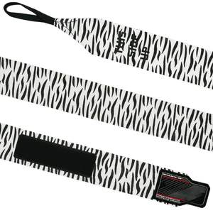 Mélange élastique en polyester respirant imprimé noir blanc enveloppes rapides de boxe de haute qualité Logo personnalisé enveloppes de main d'entraînement de gymnastique - Product Image 2