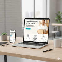 Dropshipping Services de conception de sites Web Experts Web professionnels offrant des solutions d'affaires de magasin en ligne fiables et abordables