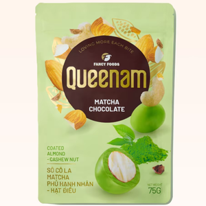 Vente en gros en vrac de dragées matcha enrobées de chocolat amande noix de cajou bonbons alimentaires 75G certifié halal bon prix OEM - Product Image 1