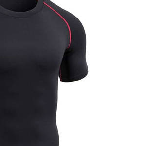 Dernier style de protection contre les éruptions cutanées avec logo personnalisé Bjj Rash Guard à manches courtes et respirantes de couleur unie à sublimation - Product Image 6