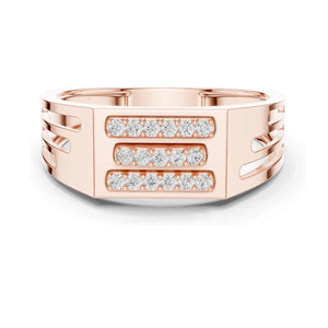 Bague en diamant de laboratoire 0,17 CT pour femme, clarté VVS-VS EF, or 18 carats, 14 carats, 10 carats et argent 925, or rose, or jaune, or blanc - Product Image 1