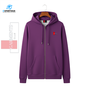 Sweat-shirt d'hiver en molleton 100% coton uni personnalisé pour hommes |   Pull-over OEM ODM avec logo personnalisé, séchage rapide, respirant, haute qualité - Product Image 1