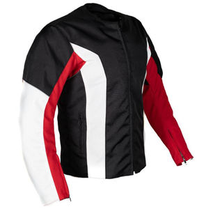 Blouson de moto en Cordura certifié CE, imperméable, respirant, toutes saisons - Style Street Rider personnalisable - Product Image 3