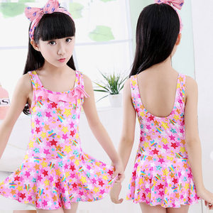 Girls One-Piece Princess <b>Swimsuit</b> with <b>Skirt</b> Kids Swimwear for School and Beach - Product Image 5
