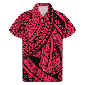 Camisa Hawaiana de vacaciones con estampado completo Camisas de playa de estilo callejero con botones impresas personalizadas - Product Image 5