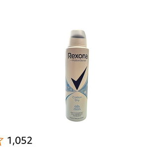 Rexona MotionSense 6 x 150 ml Cotton Dry Desodorante Antitranspirante en Aerosol con 48 Horas de Protección Contra el Olor Corporal - Product Image 1