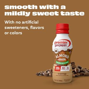 Batido de Proteína Vegetal sin Lácteos Premier Protein, Café con Cafeína para Energía – 11.5 oz líquidas, Paquete de 12 - Product Image 5
