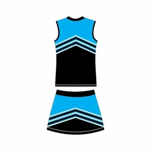 Ensembles d'uniformes de pom-pom girl pour femmes respirants avec design sublimé et logo personnalisé en usine OEM - Product Image 3